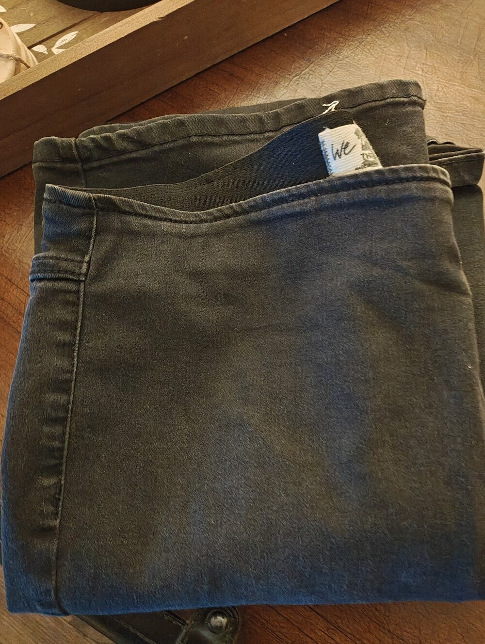 We The Free Black Stretch Jeggings with Elastic Waist